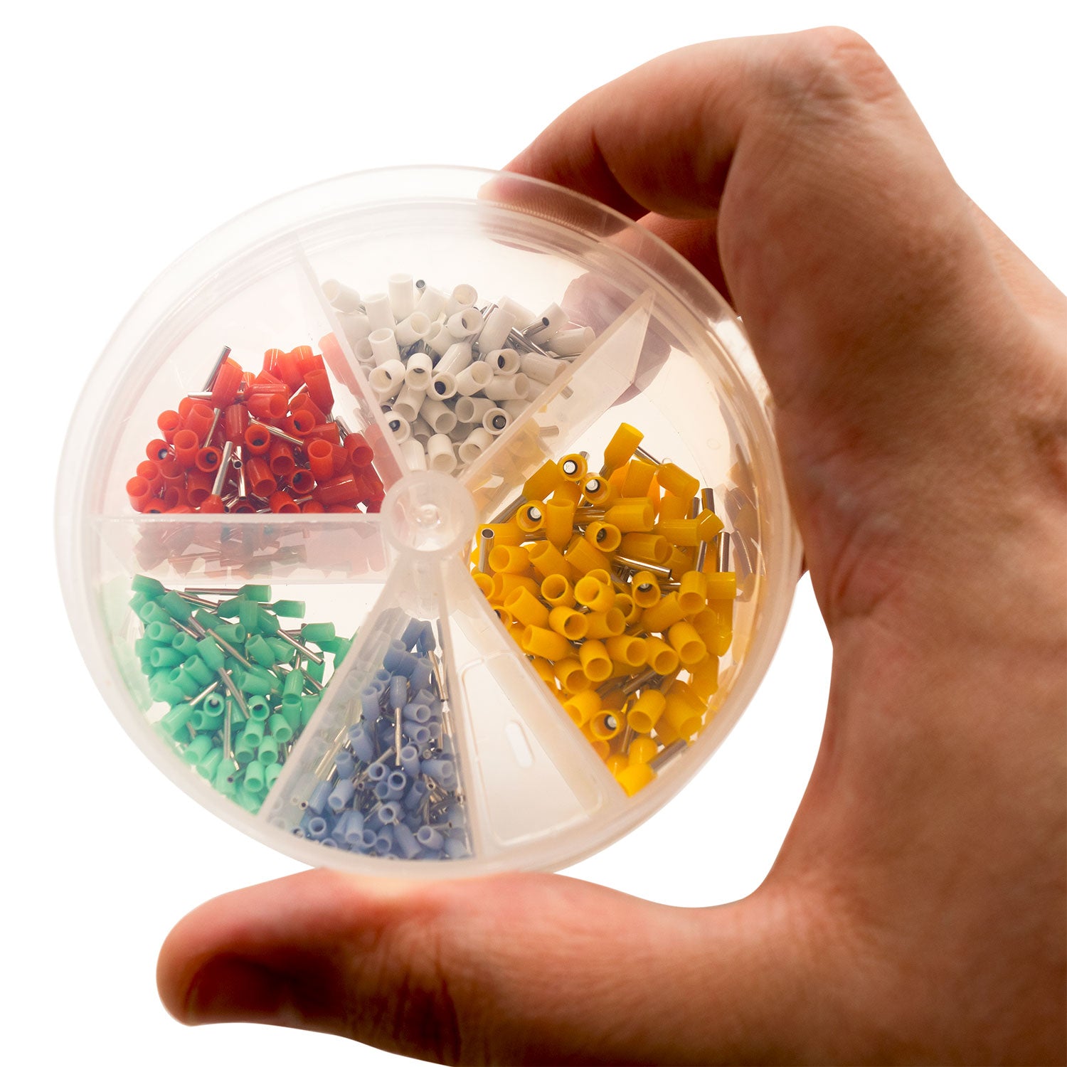 SK2418W - 24 to 18 AWG Single Insulated Wire Ferrules Mini Kit, 500 Pieces, Series W, 1 Kit