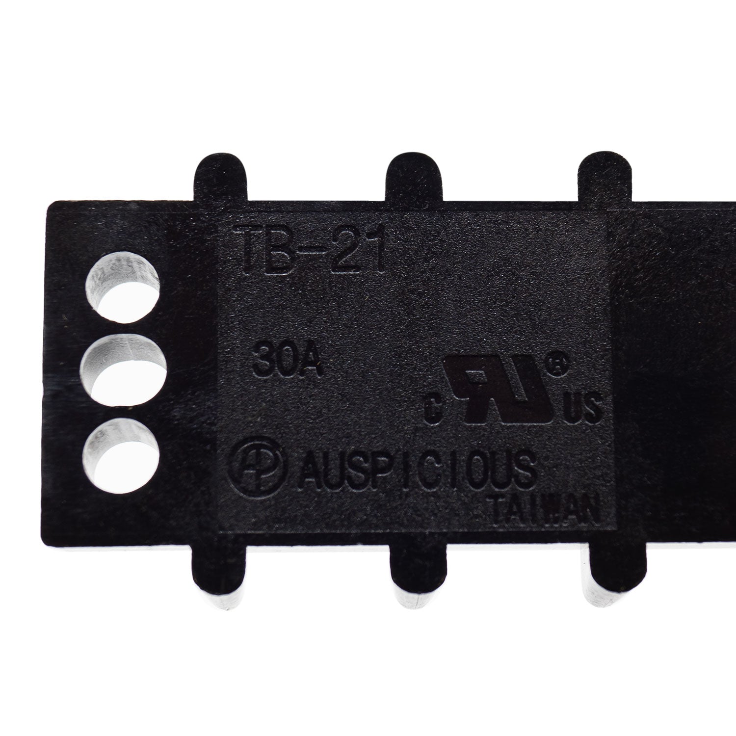TB21-10P - Barrier Strip Terminal Block, Terminal Strip, 10 Pole, Double Row, 30A, 300V, UL Approved, 1 Piece