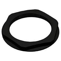 M75B-LN - M75 Rosca De nailon Lock Nut para Metric Prensaestopas, Negro, UL Approved, 1 pieza