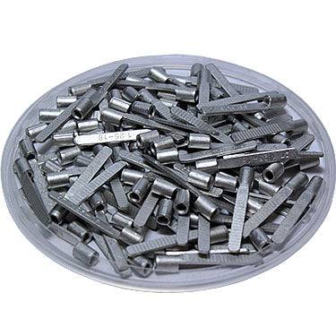 DBNB1-13 - 22 a 16 AWG Sin aislamiento Blade Terminales, 1/2" Blade Longitud x 1/8" Width, 100 piezas