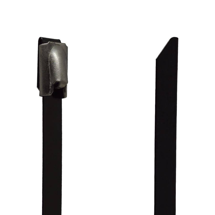 PVC304-46400 - 16" Standard PVC Coated Stainless Steel Cable Ties, 200lb Tensile Strength, 304 Grade, 50-Pack