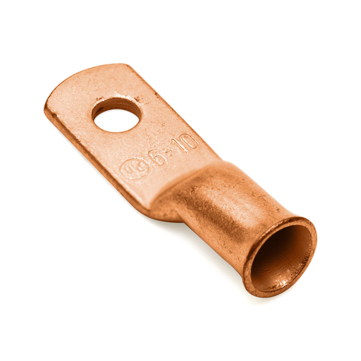 BCL610 - 6 AWG Copper Battery Cable Lugs, Terminal Lugs, #10 Stud, 1 Piece