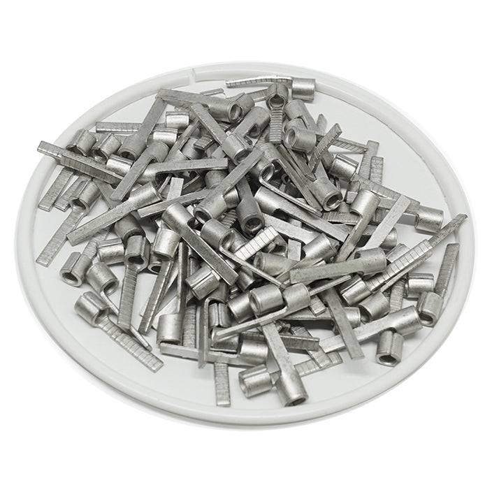DBNB2-13 - 16 to 14 AWG Non Insulated Blade Terminals, 1/2" Blade Length x 1/16" Width, 100 Pieces