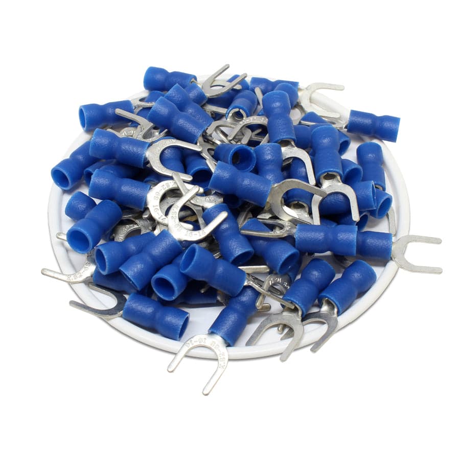 SVES2-6 - Con aislamiento de vinilo Spade Terminal - 16-14 AWG - 1/4" Orificio
