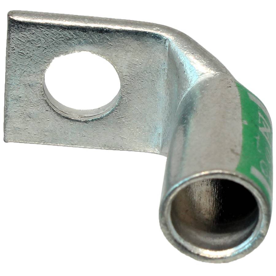 SBF1516 - 90 Degree Barril corto Terminal de compresión - 1 AWG - 5/16" Orificio