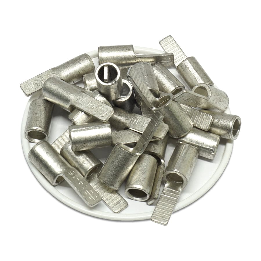 DBNB8-14 - 8 AWG Sin aislamiento Flat Blade Terminales, 5/8" Blade Longitud, 50 piezas