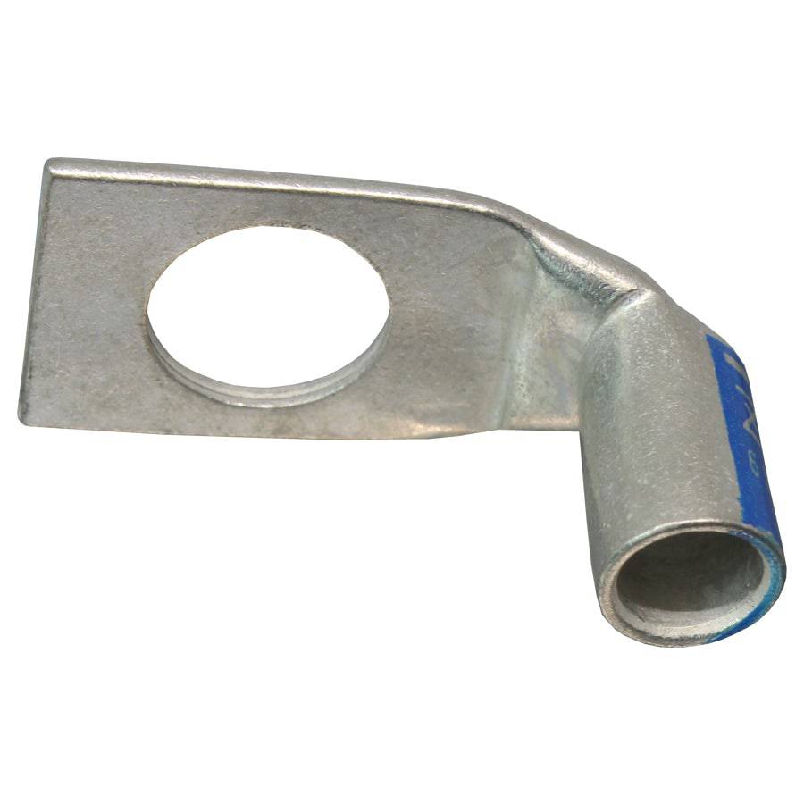 SBF638 - 90 Degree Short Barrel Compression Lug - 6 AWG - 3/8" Stud, 1 Piece