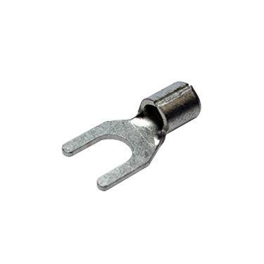 SNBLL1-37 - 22 a 16 AWG Terminales de horquilla sin aislamiento, #6 Orificio, UL Approved, 100 piezas