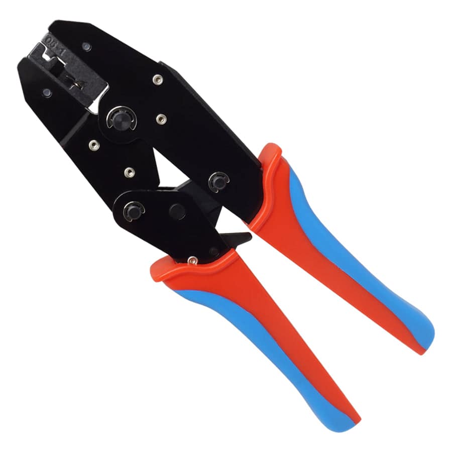 FDT10054 -  22 to 18 AWG Non Insulated Flag Terminal Crimping Tool, Ratcheting, 1 Piece