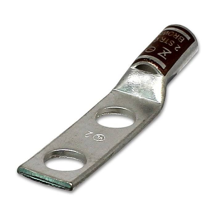 ST214A - 2 AWG Compression Lug - 1/4" Stud Size, 1 Piece