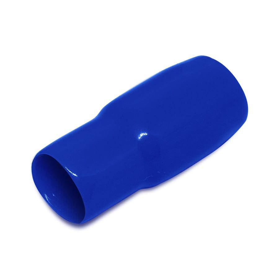 V-38BL - 2 AWG Azul Vinyl PVC Conductor End Sleeves, End Caps, 25 piezas