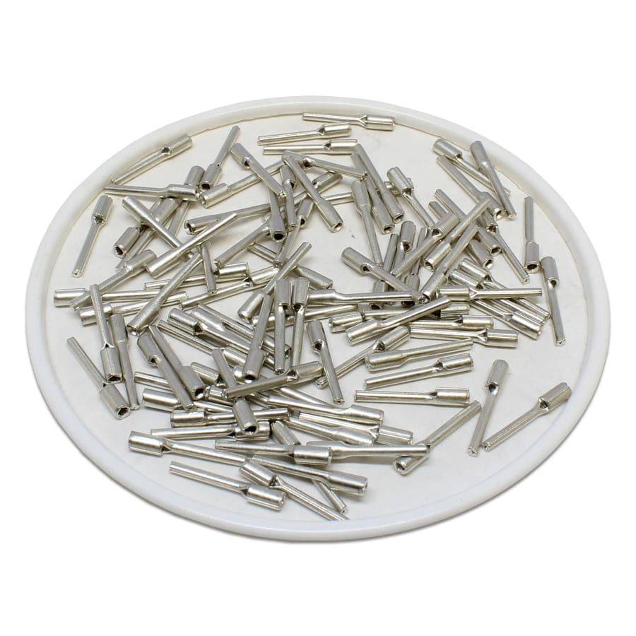 PTNB05-9 - 26 to 22 AWG Non Insulated Pin Terminals, 3/8" Pin, UL Recognized, 100 Pieces