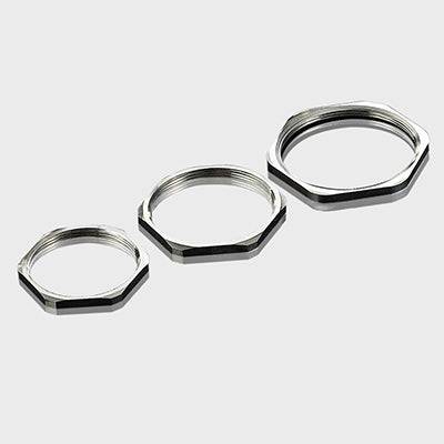 PG29BR-LN - PG29 Cable Gland Lock Nut, Nickel Plated Brass, 1 Piece