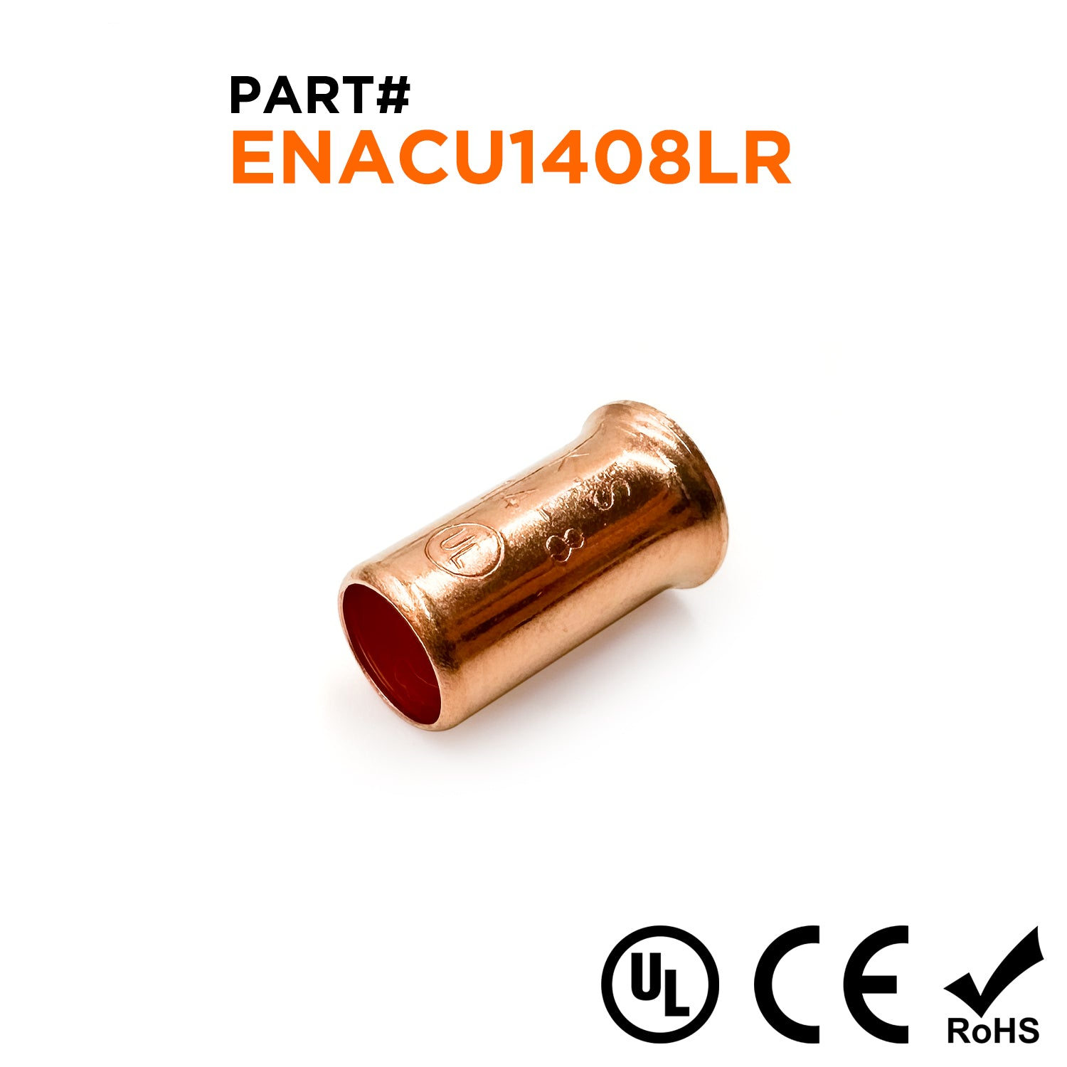 ENACU1408LR - De cobre Splice Cap Conectores - 14-08AWG