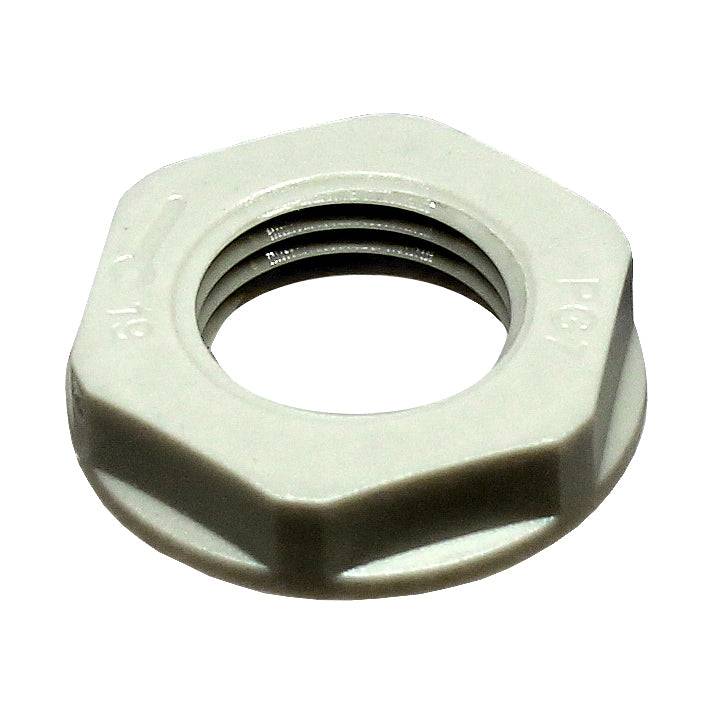 PG7 Thread Nylon Lock Nut for PG Cable Glands, Beige, UL Approved, 1 Piece - PG07BG-LN