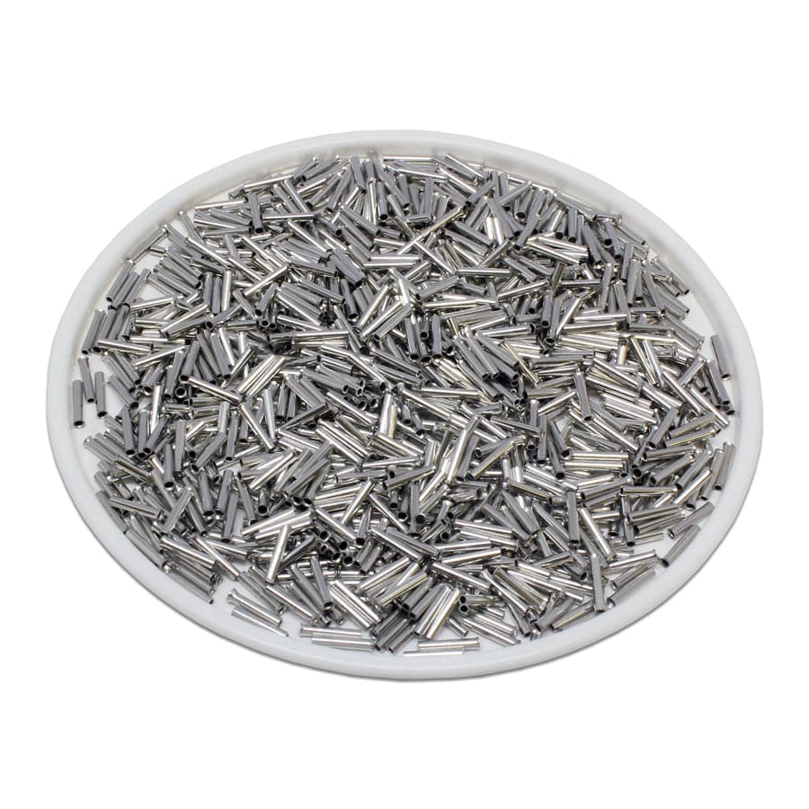 N02506 - 24 AWG Sin aislamiento Punteras, 6mm Pin, UL Recognized, 1000 piezas