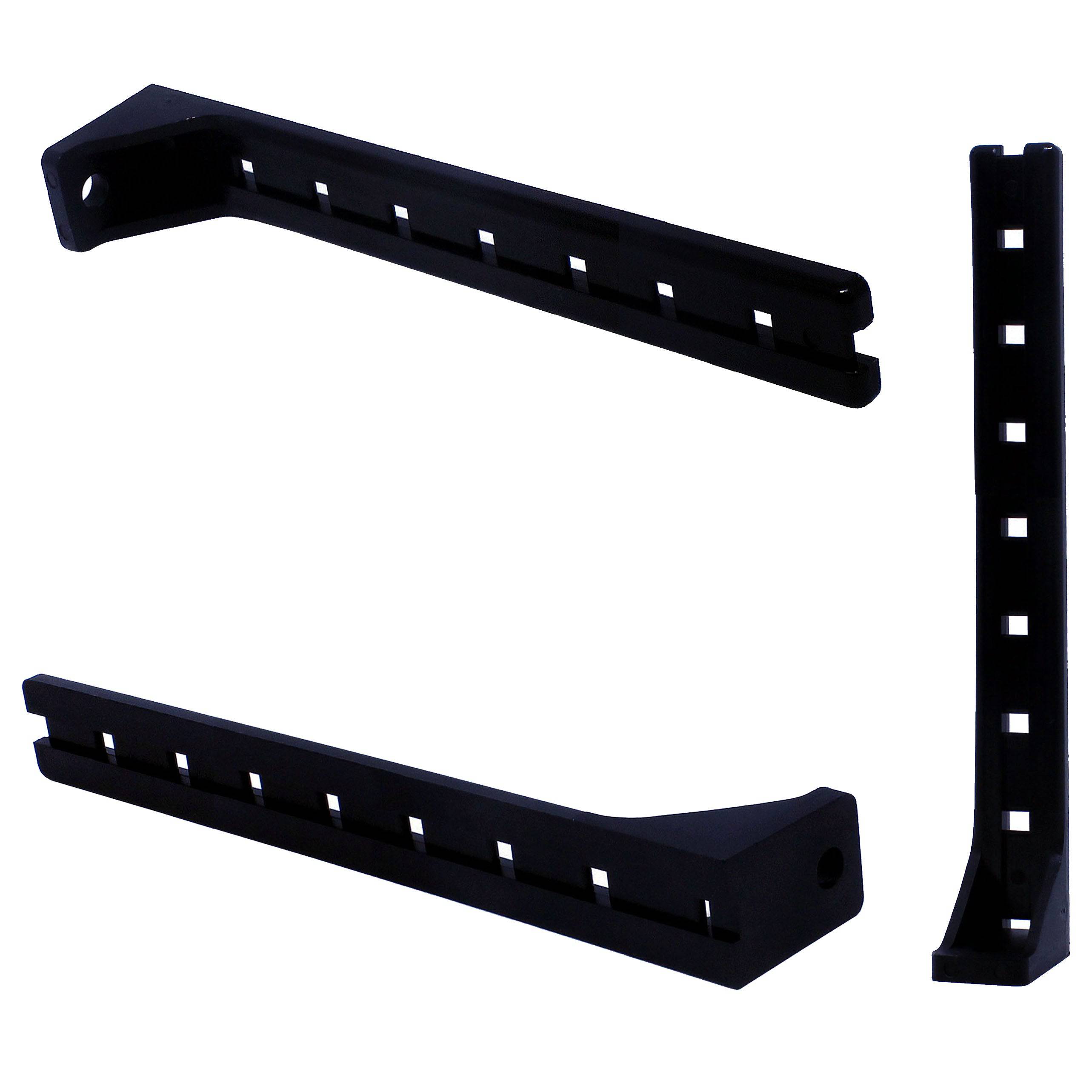 LCH160BK - Ladder Type Cable Holder - 160mm - 10/pk