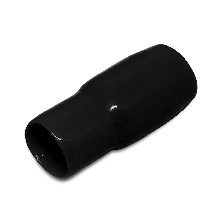 V-38BK - 2 AWG Negro Vinyl PVC Conductor End Sleeves, End Caps, 25 piezas