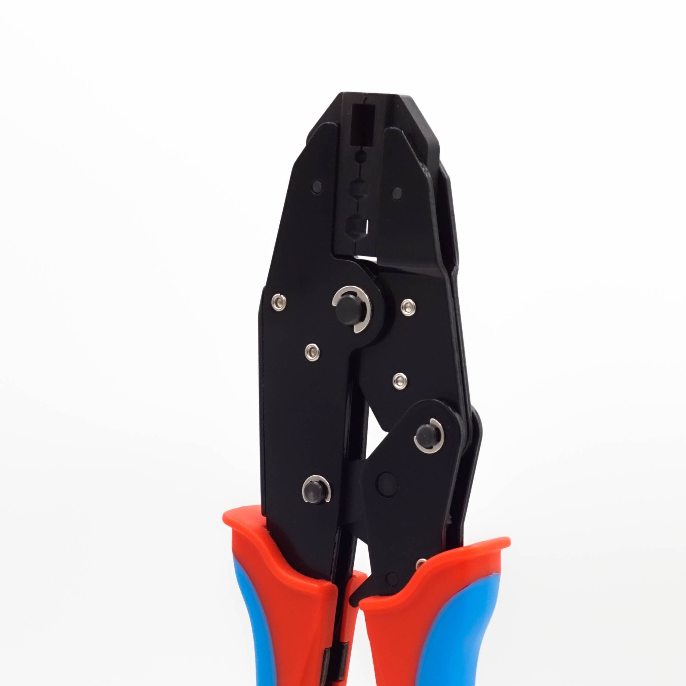 FDT1008121 - Coaxial Crimper - Range: 6.5mm (.256"), 5.4mm (.212"), 3.25mm (.127"), 2mm (.078")