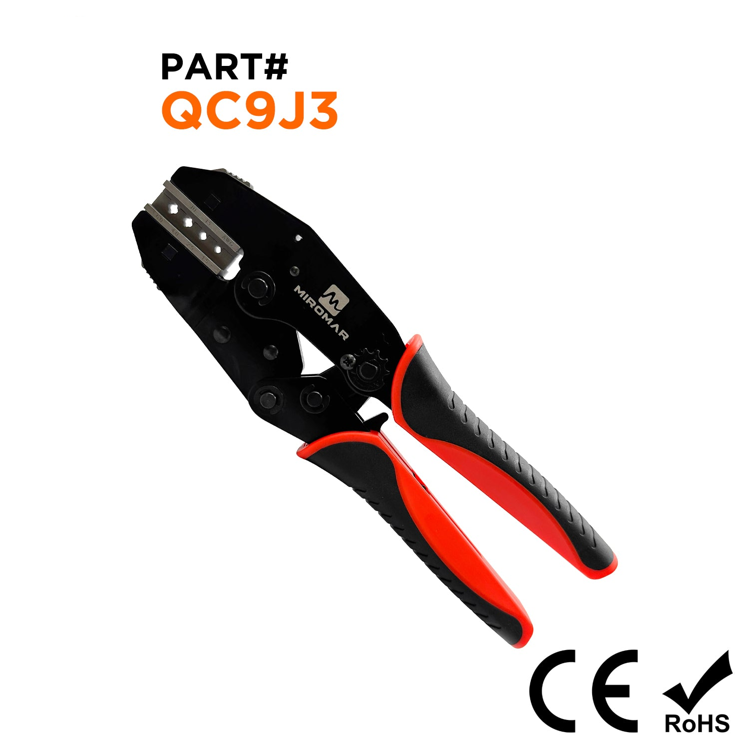 Quick-Change Tool & Die Set for Tyco Solar Connectors (15 to 10 AWG) - QC9J3