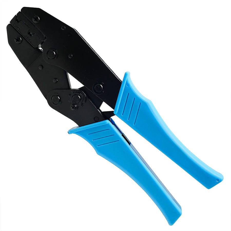 FDT10052 - 22 a 14 AWG Sin aislamiento Flag Terminal Herramienta de crimpado, Ratcheting, 1 pieza