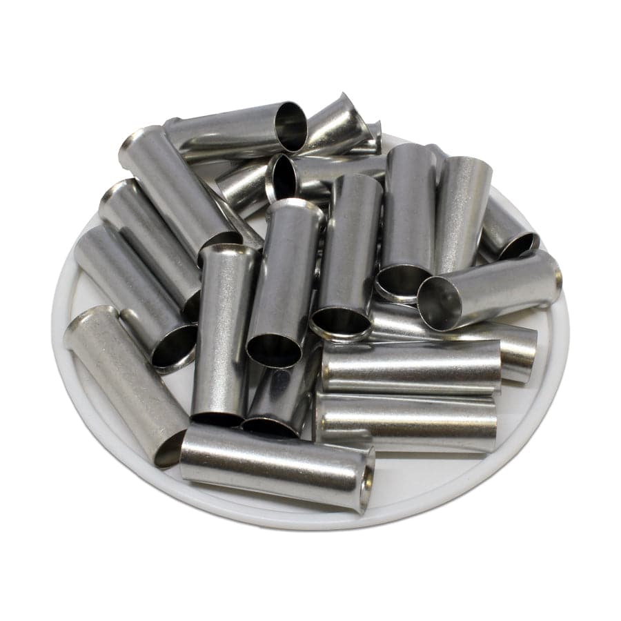 N250025 - 4 AWG Sin aislamiento Punteras, 25mm Pin, UL Recognized, 100 piezas