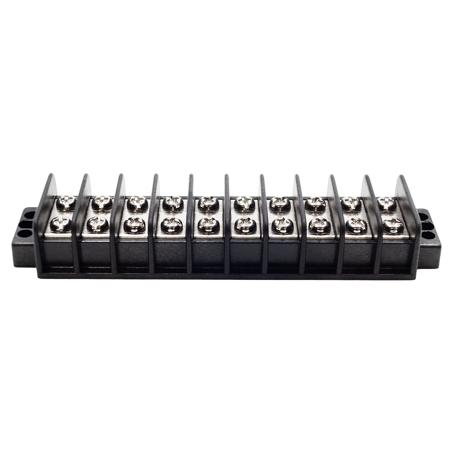 TB78-10P - Barrier Strip Terminal Block, Terminal Strip, 10 Pole Double Row, 20A, 300V, UL Approved, 1 Piece