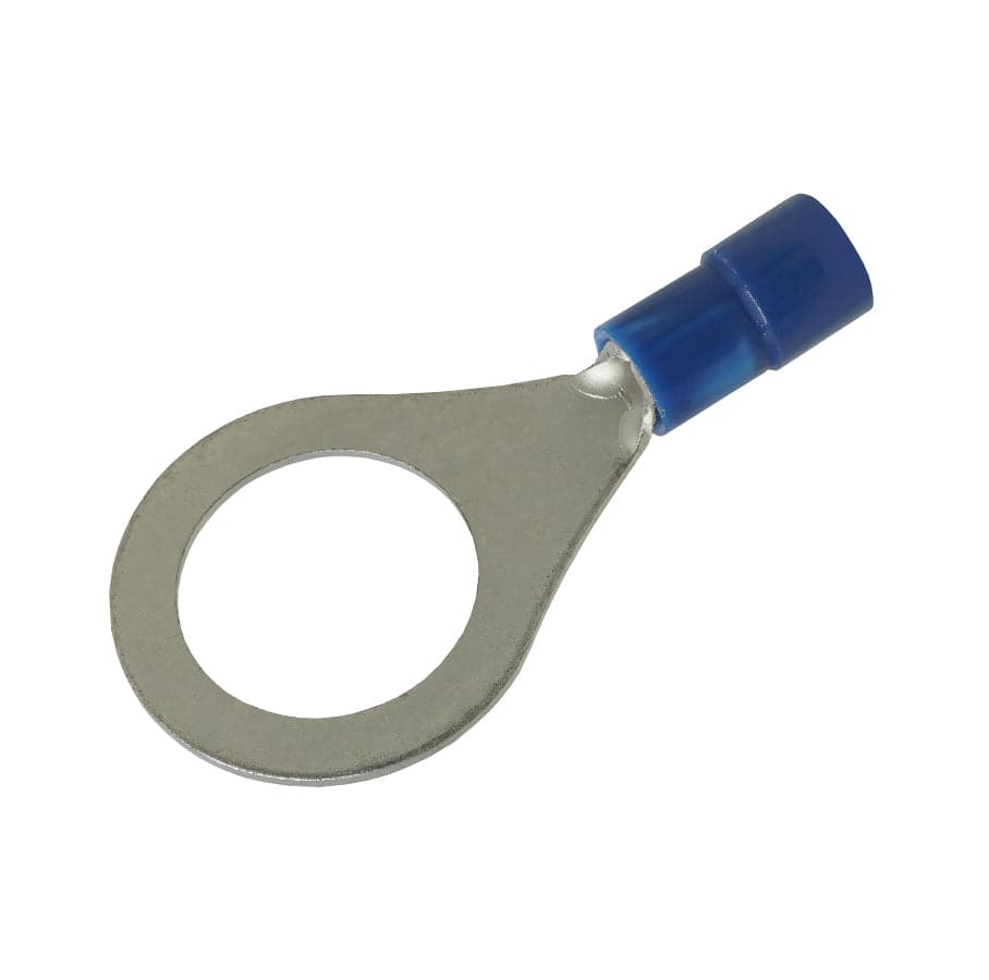 RVY2-12 - 16 a 14 AWG Molded PVC Con aislamiento de vinilo Terminales de anillo, Easy Entry, 1/2" Orificio, 50 piezas