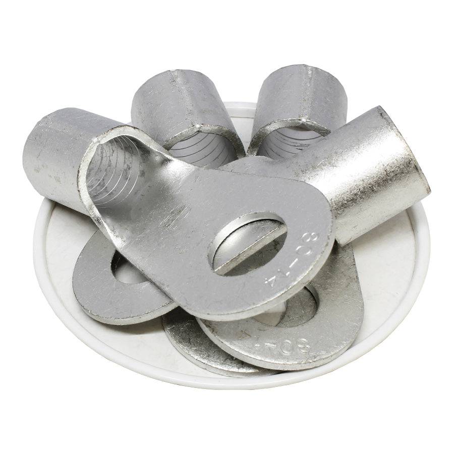 3/0 AWG Non Insulated Ring Terminals, 9/16" Stud, UL Approved, 10 Pieces - RNB80-14