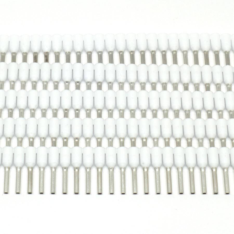 SW07508 - 20 AWG Strips of Insulated Wire Ferrules, 8mm Pin, 500 Pieces