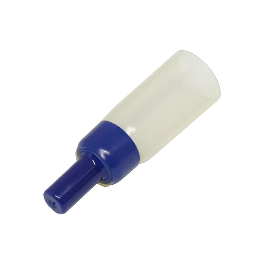 16 to 14 AWG Heat Shrinkable Multi-Wire Closed End Connectors, Blue, Polyolefin, 25 Pieces - FDEC2