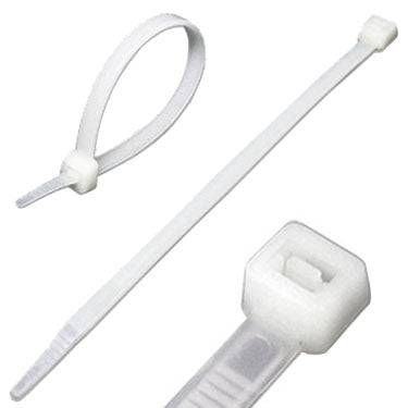 CTI180N - 7" Intermediate Cable Ties, 40-lb Tensile Strength, Natural, 100-Pack