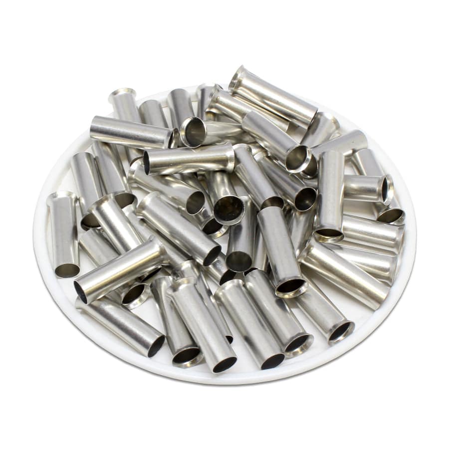 SF133018 - 6 AWG (Small Diameter) Sin aislamiento Punteras, 18mm Pin, 250 piezas
