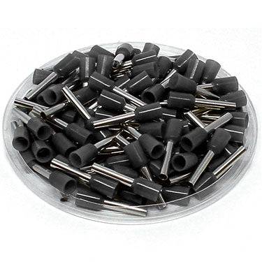 AT20010 - 14 AWG (Small Diameter) Insulated Punteras, 10mm Pin, Gris, 500 piezas