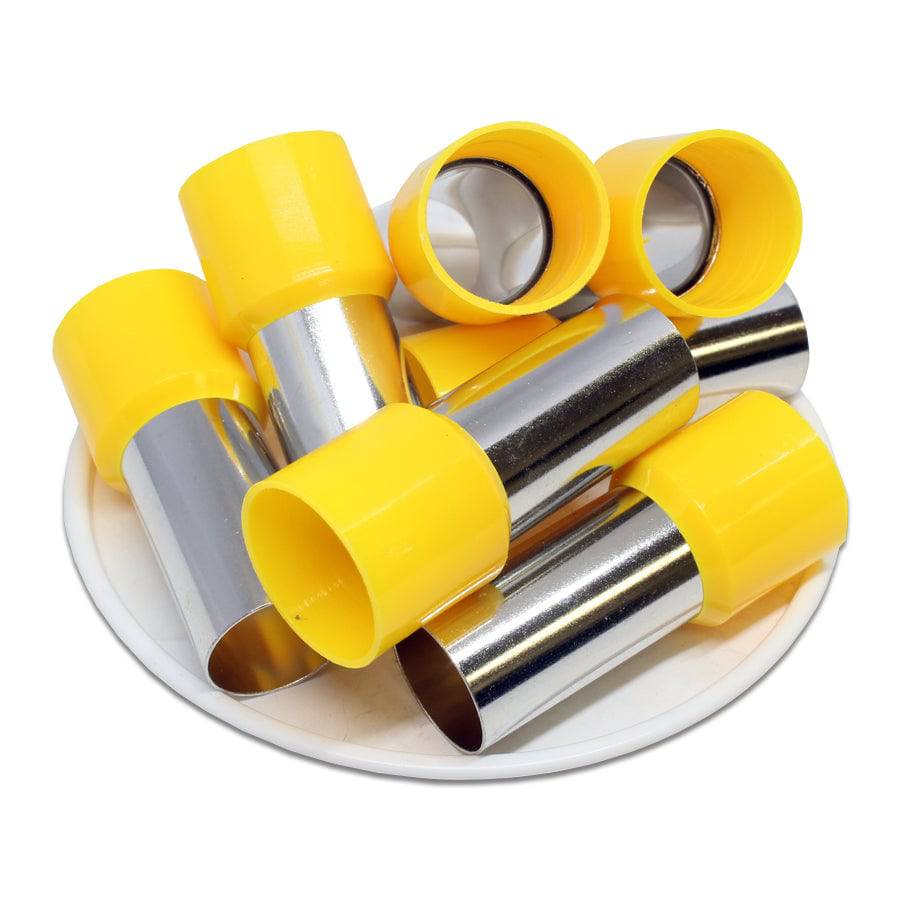 AD700025 - 2/0 AWG Single Insulated Punteras, 25mm Pin, Amarillo, UL Recognized, 25 piezas