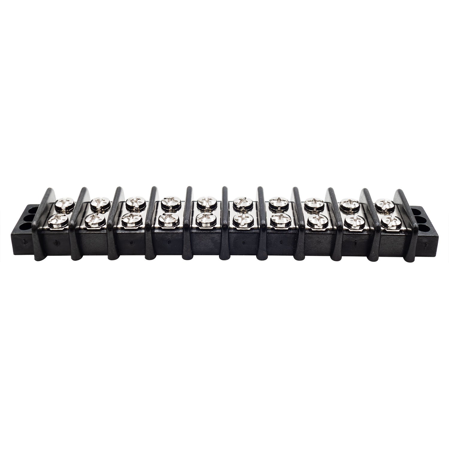 TB21-10P - Barrier Strip Terminal Block, Terminal Strip, 10 Pole, Double Row, 30A, 300V, UL Approved, 1 Piece