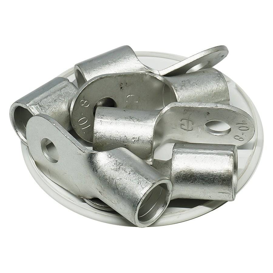 2/0 AWG Non Insulated Ring Terminals, 5/16" Stud, UL Approved, 10 Pieces - RNB70-8