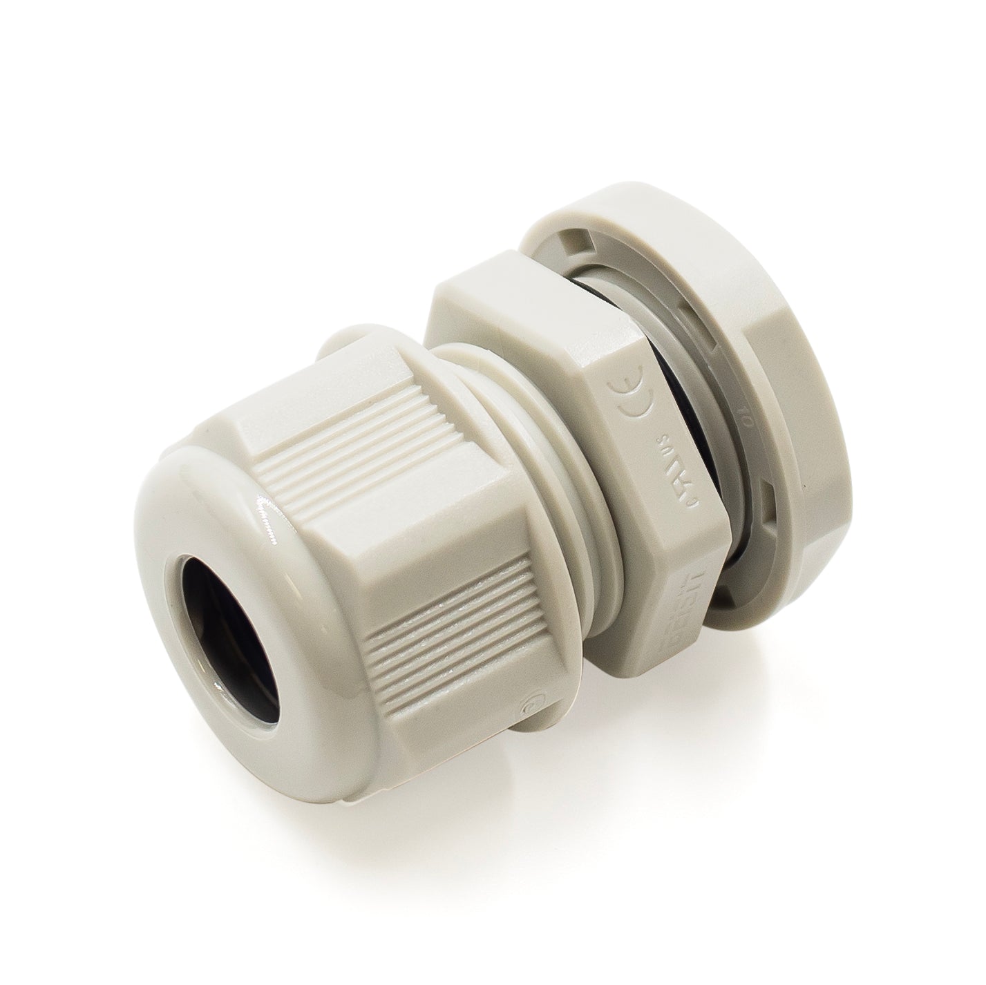 P1107BG - PG11 Thread Nylon Cable Gland, Beige, Range: 1/8" to 1/4", UL Listed, IP68, IP69K - 1 Piece