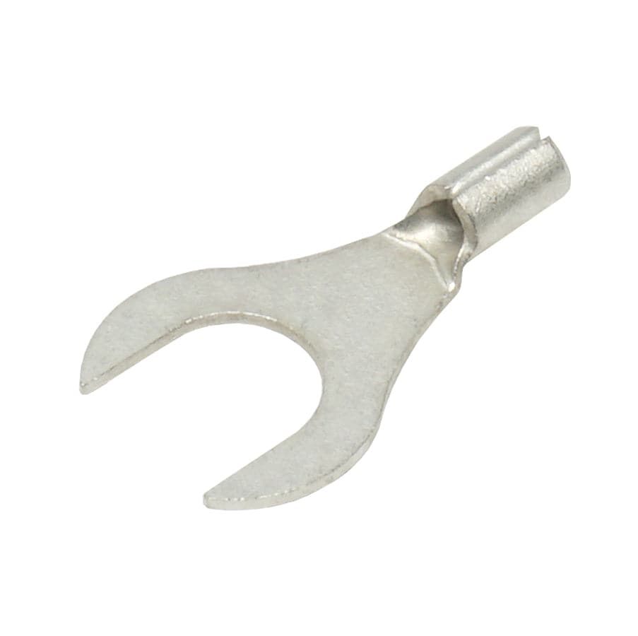 ANB1-6 - 22 a 16 AWG Sin aislamiento Terminales de horquilla, 1/4" Orificio, UL Recognized, 100 piezas