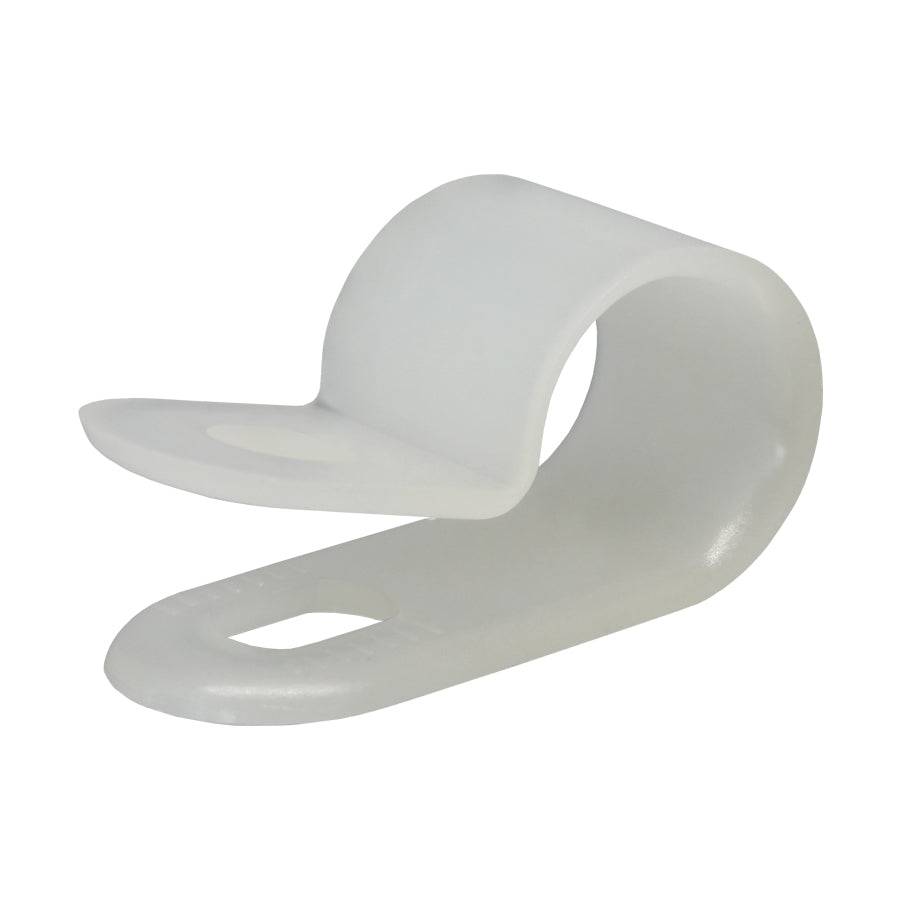 UC2N - Nylon Cable Clamps, Color: Natural, Dimensions: 26.6x12.3mm, 100 Pieces