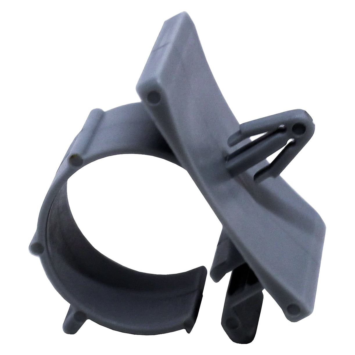 PTS-1618 - De nailon Ajustable Push Soporte Cable Abrazaderas, Gris, Rango: 5/8" a 11/16", 25 piezas