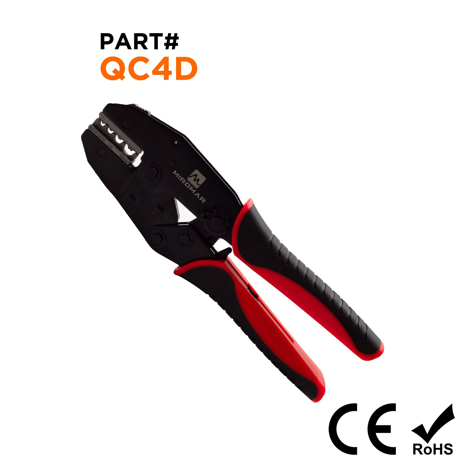 De cambio rápido Juego de herramienta y matriz para Sin aislamiento Terminales (22 a 8 AWG) - QC4D