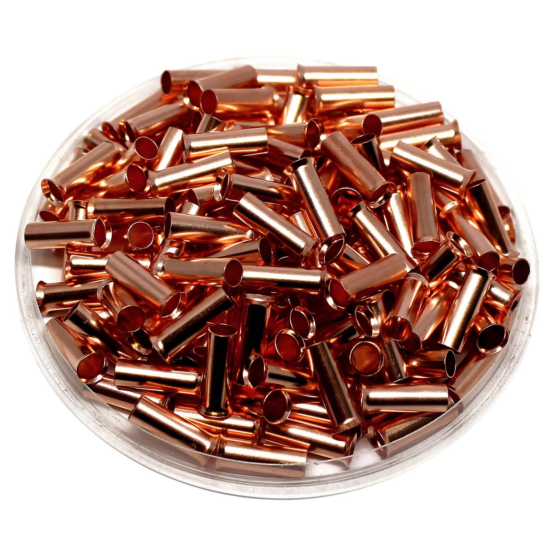 NT60018 - 10 AWG Sin aislamiento Ferrules, De alta temperatura, 18mm Pin, 250 piezas