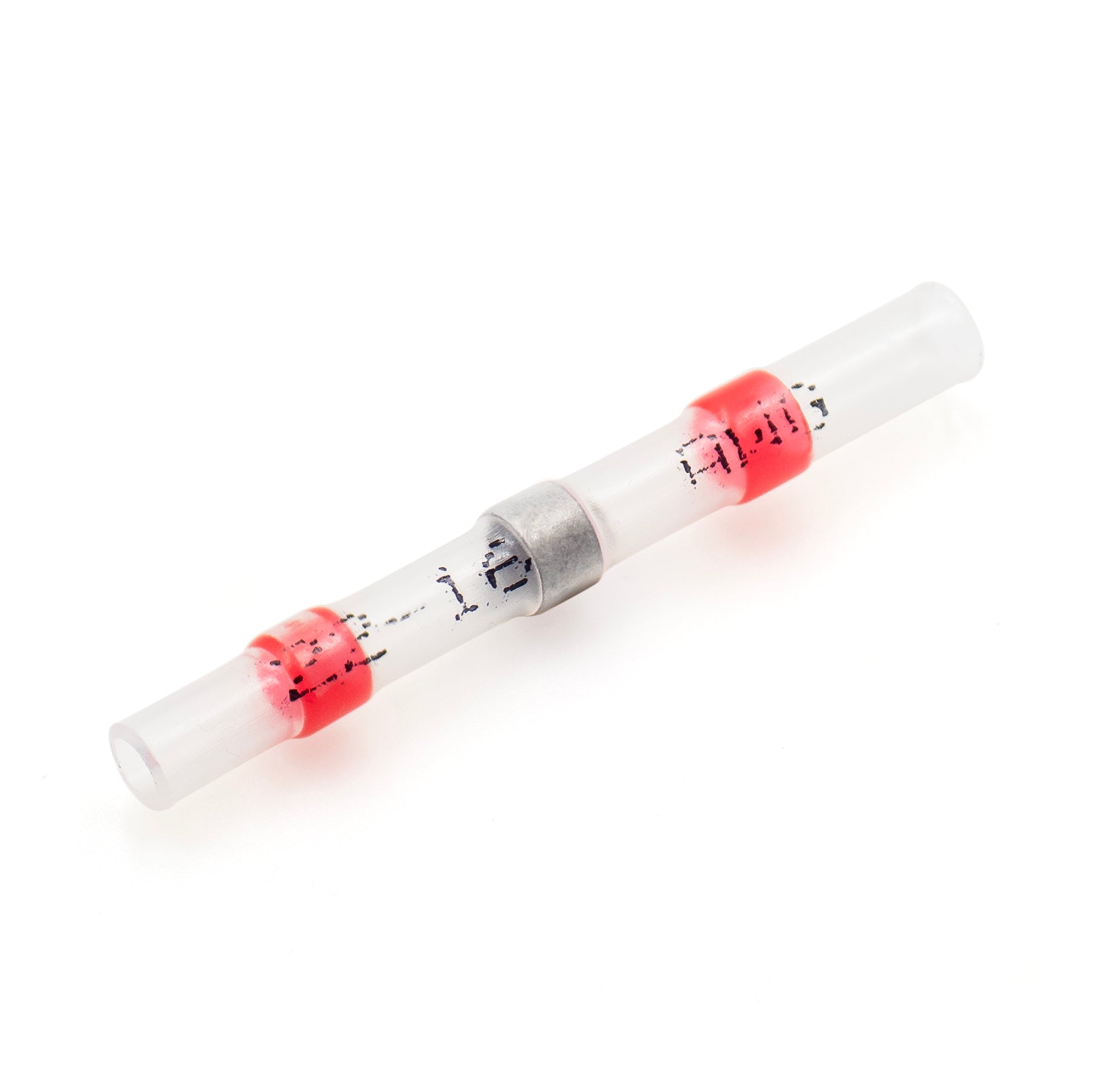 SS2218-150P - 22 to 18 AWG Heat Shrink Solder Sleeves, With Printing, Red, 150 Pieces