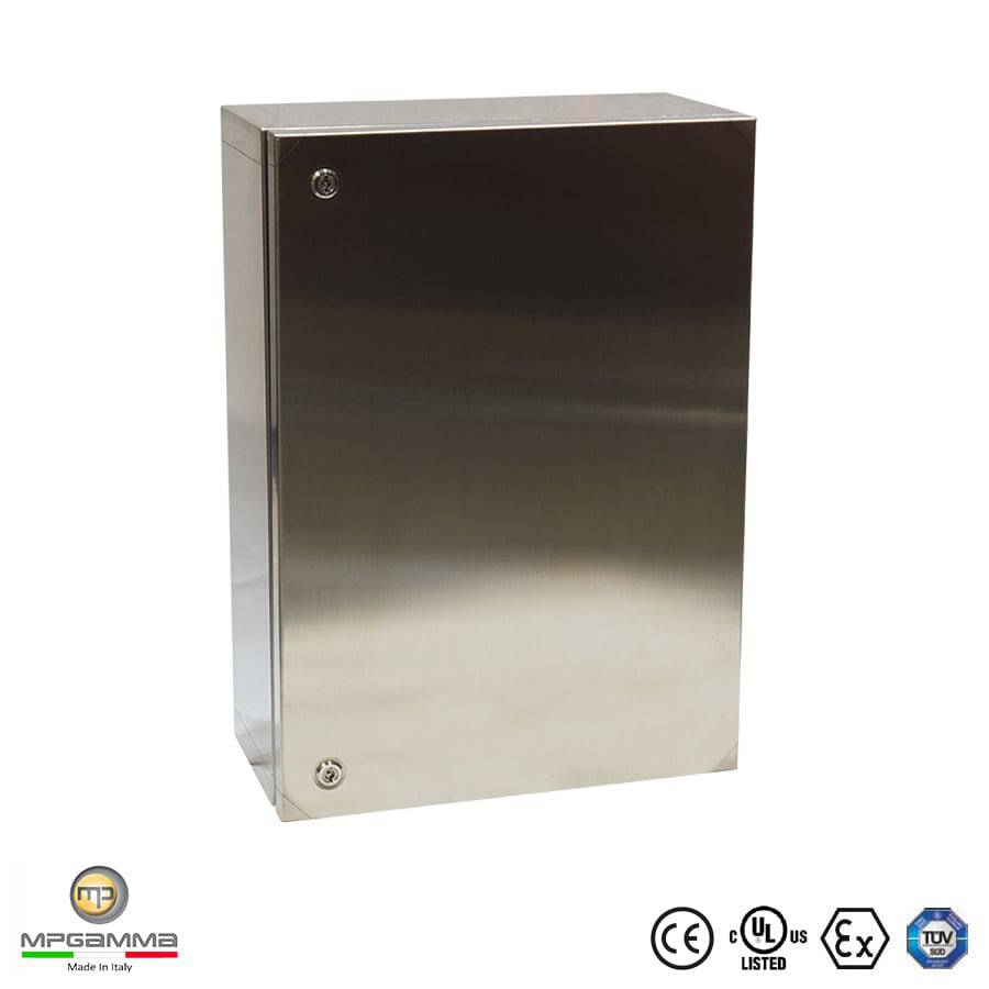 MPGamma CPN507025 Solid Door Cabinet, Size: 20"x 28" x 10", 304 Stainless Steel, UL Listed