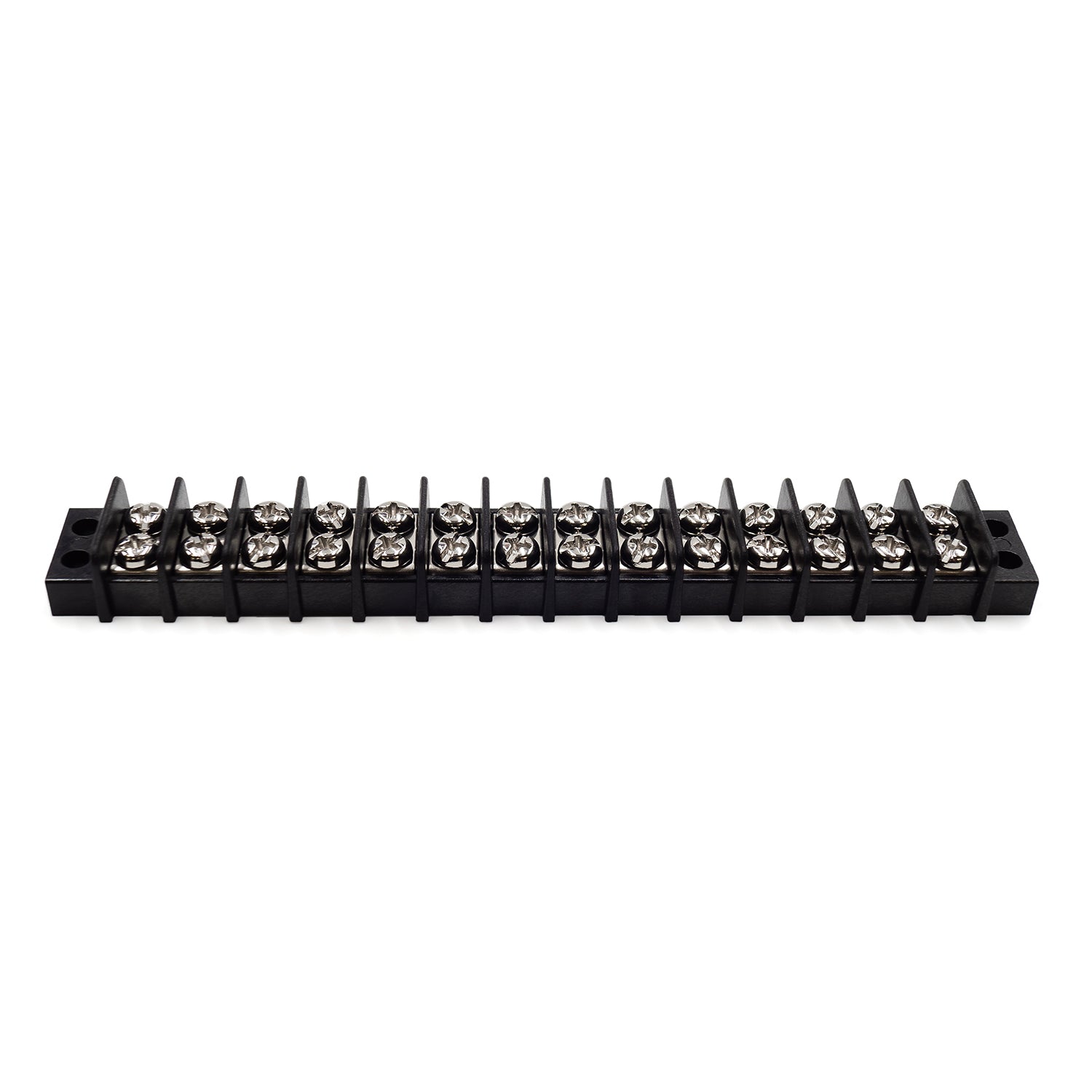 TB14-14P - Barrier Strip Terminal Block, Terminal Strip, 14 Pole, Double Row, 15A, 300V, UL Approved, 1 Piece