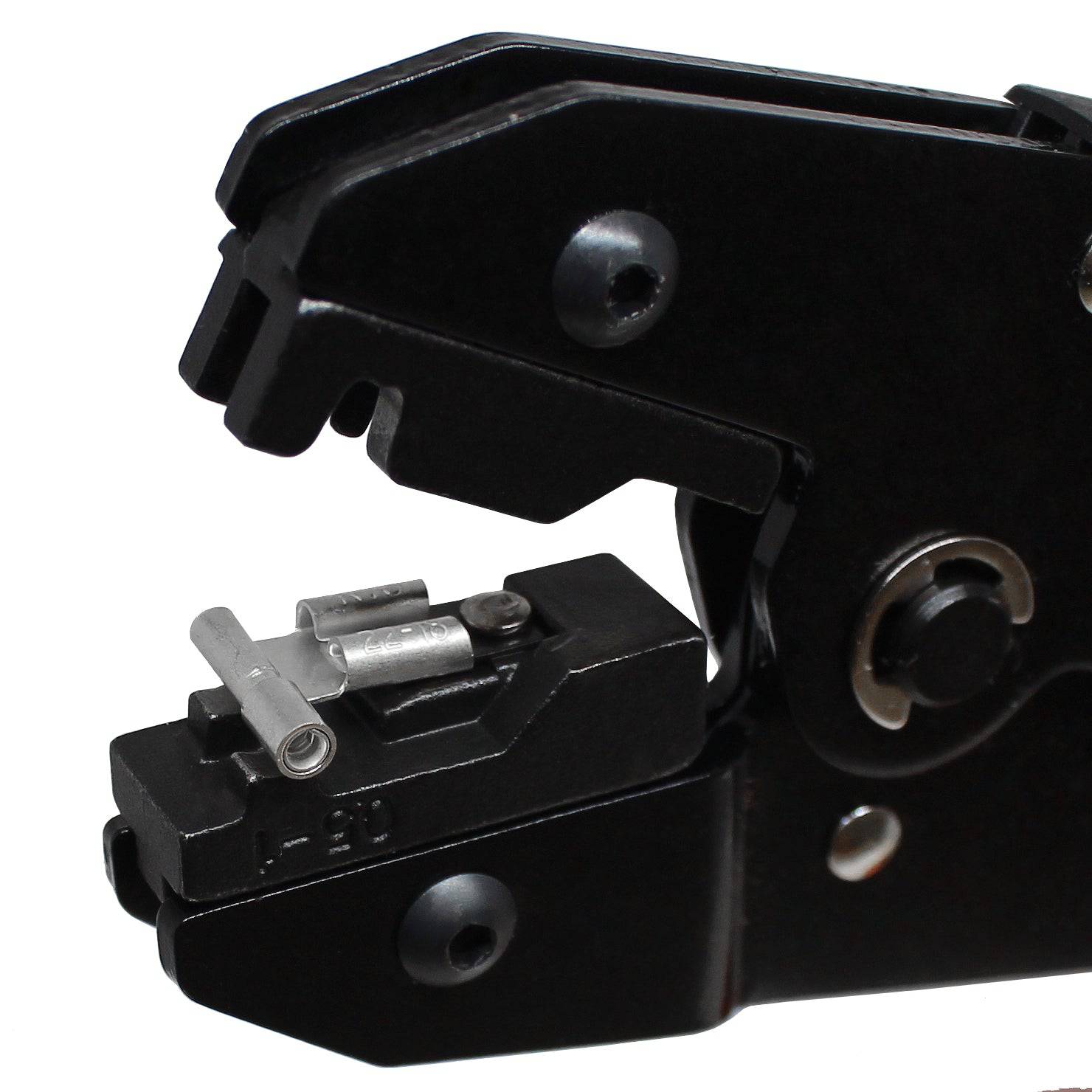 FDT10054D - 22 a 18 AWG Sin aislamiento Flag Terminal Crimping Matriz Juego, 1 pieza