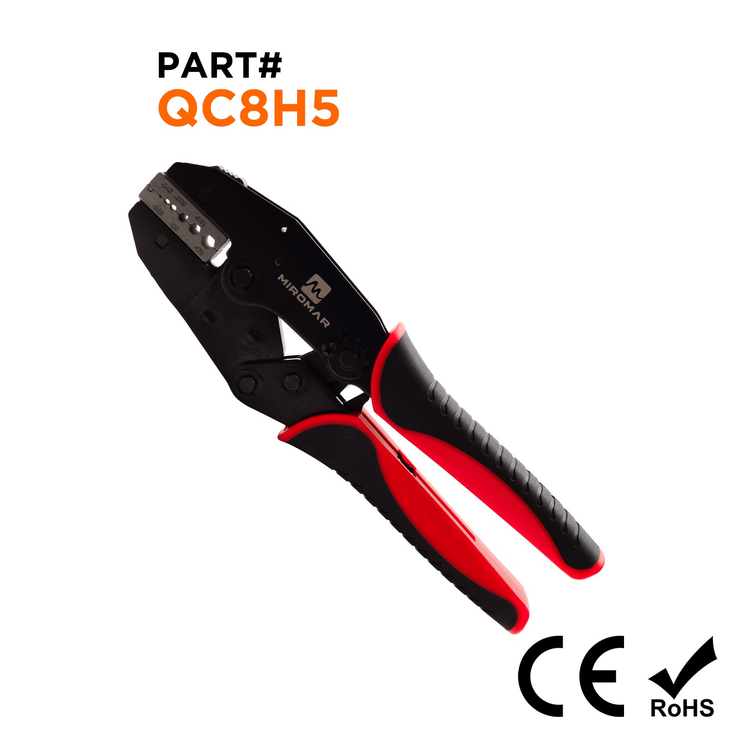 Quick-Change Tool & Die Set for RG Type Coaxial Cable - QC8H5