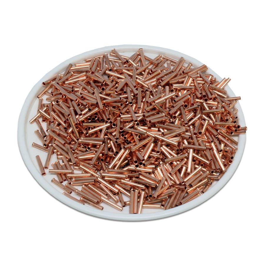 NT05006 - 22 AWG Non Insulated Ferrules, High Temperature, 12mm Pin, 1000 Pieces