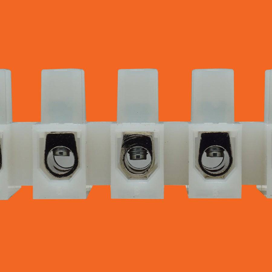 14 to 10 AWG Barrier Strip - 300v, 50A, 12 Poles, 11.5mm Pitch #GT1450B-12